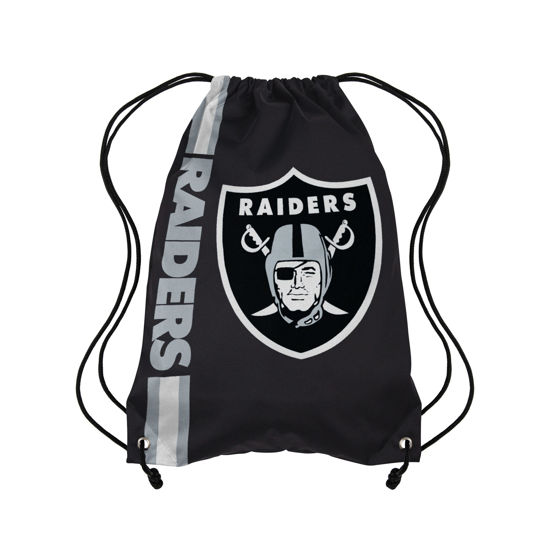 Picture of FOCO Las Vegas Raiders NFL Big Logo Drawstring Backpack