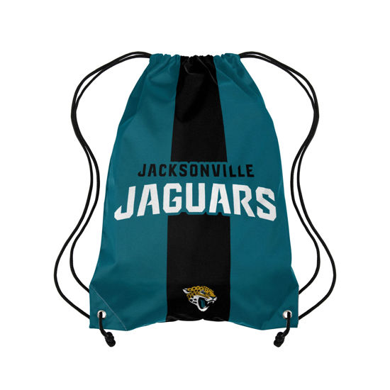 Picture of FOCO Jacksonville Jaguars NFL Team Stripe Wordmark Drawstring Backpack