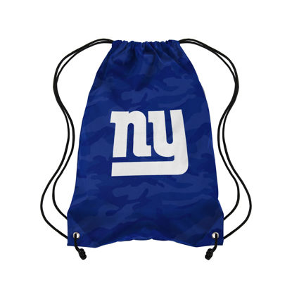 Picture of FOCO New York Giants NFL Big Logo Camo Drawstring Backpack