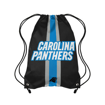 Picture of FOCO Carolina Panthers NFL Team Stripe Wordmark Drawstring Backpack