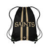 Picture of FOCO New Orleans Saints NFL Team Stripe Wordmark Drawstring Backpack