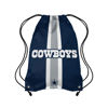 Picture of FOCO Dallas Cowboys NFL Team Stripe Wordmark Drawstring Backpack