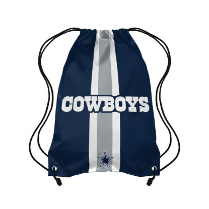 Picture of FOCO Dallas Cowboys NFL Team Stripe Wordmark Drawstring Backpack