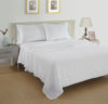 Picture of LANE LINEN 100% Organic Cotton Queen Sheets, 8Pc Queen Bed Sheets, Soft & Breathable Queen Size Sheets, Crisp Percale Weave, Hotel-Quality Bedding Sheets & Pillowcases - White Sheets (2 Pack)