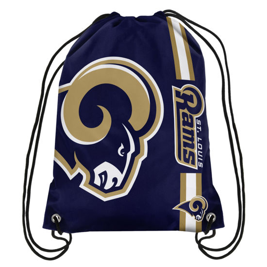 Picture of FOCO Los Angeles Rams NFL Retro Big Logo Drawstring Backpack