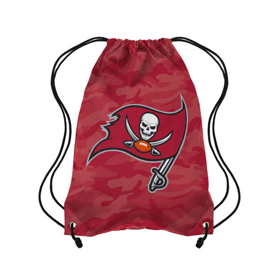 Picture of FOCO Tampa Bay Buccaneers NFL Big Logo Camo Drawstring Backpack