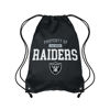 Picture of FOCO Las Vegas Raiders NFL Property Of Drawstring Backpack