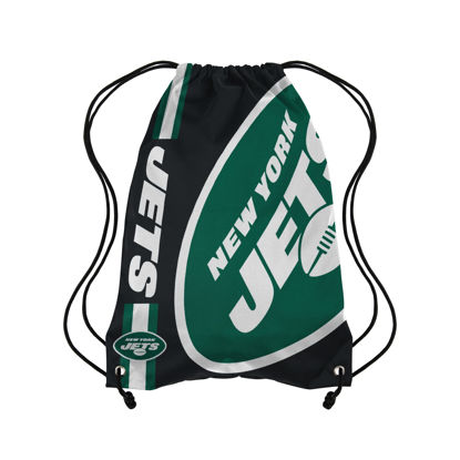 Picture of FOCO New York Jets NFL Big Logo Drawstring Backpack