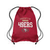 Picture of FOCO San Francisco 49ers NFL Property Of Drawstring Backpack