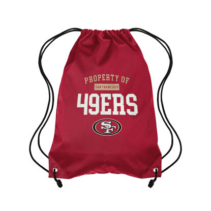 Picture of FOCO San Francisco 49ers NFL Property Of Drawstring Backpack