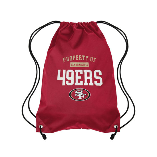 Picture of FOCO San Francisco 49ers NFL Property Of Drawstring Backpack