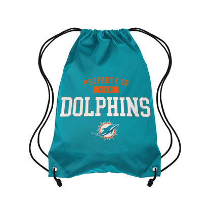 Picture of FOCO Miami Dolphins NFL Property Of Drawstring Backpack