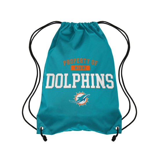 Picture of FOCO Miami Dolphins NFL Property Of Drawstring Backpack