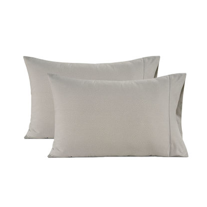 Picture of LANE LINEN 100% Organic Cotton Pillowcases - Standard Size, Ultra Soft and Crisp, Cool Percale Weave, Breathable, Sleeping Pillow Covers, Set of 2 - Snowdrop
