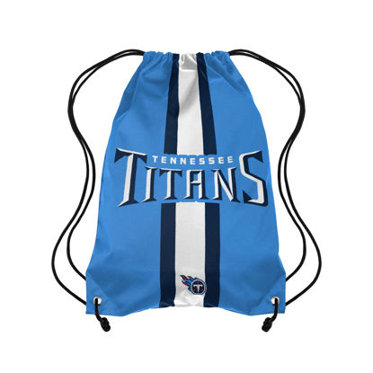 Picture of FOCO Tennessee Titans NFL Team Stripe Wordmark Drawstring Backpack