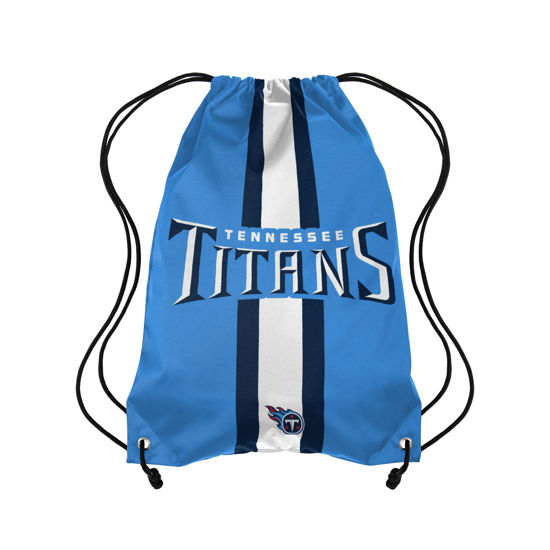 Picture of FOCO Tennessee Titans NFL Team Stripe Wordmark Drawstring Backpack