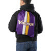 Picture of FOCO Minnesota Vikings NFL Team Stripe Wordmark Drawstring Backpack