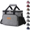 Picture of Lifewit Large Lunch Bag Insulated Lunch Box Soft Cooler Cooling Tote for Adult Men Women, Gray 12-Can (8.5L)