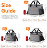 Picture of Lifewit Large Lunch Bag Insulated Lunch Box Soft Cooler Cooling Tote for Adult Men Women, Gray 12-Can (8.5L)