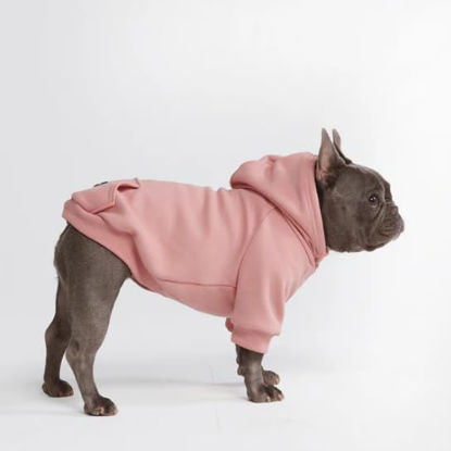 Picture of Spark Paws Dog Hoodie - Premium Quality, Buttery Soft, Superior Comfort and Fit, Calming Fleece Interior, Suitable for All Breeds - Dusty Pink - L
