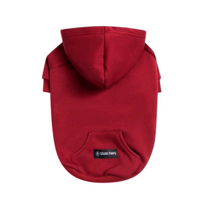 Picture of Spark Paws Dog Hoodie - Premium Quality, Buttery Soft, Superior Comfort and Fit, Calming Fleece Interior, Suitable for All Breeds - Burgundy - M