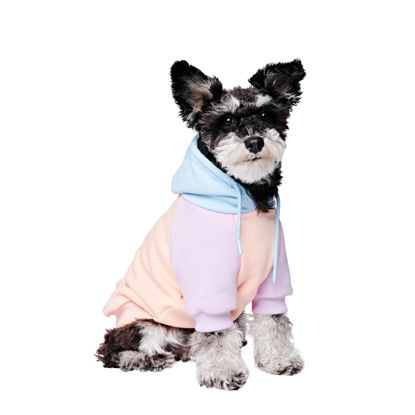 Picture of Spark Paws Dog Hoodie - Premium Quality, Buttery Soft, Superior Comfort and Fit, Calming Fleece Interior, Suitable for All Breeds - Cotton Candy - M