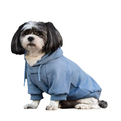 Picture of Spark Paws Dog Hoodie - Premium Quality, Buttery Soft, Superior Comfort and Fit, Calming Fleece Interior, Suitable for All Breeds - Slate Blue - M