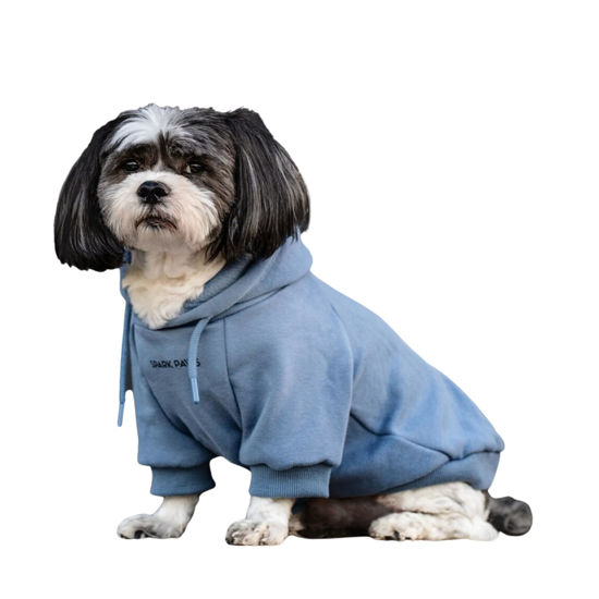 Picture of Spark Paws Dog Hoodie - Premium Quality, Buttery Soft, Superior Comfort and Fit, Calming Fleece Interior, Suitable for All Breeds - Slate Blue - M