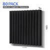 Picture of 80 Pack Acoustic Foam Panels,1"X 12" X 12"Sound Proof Foam Panels-High Density Sound Absorbing Panels,Fire Resistant Soundproof Wedges Panels for Studio Recording & Office & Home
