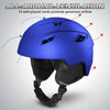 Picture of Odoland Ski Helmet and Goggles Set, Snowboard Helmet Glasses for Men, Women & Youth - Shockproof/Windproof Gear for Skiing, Snowboarding,Klein Blue,L