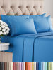 Picture of King 6 Piece Sheet Set - Breathable & Cooling Sheets - Hotel Luxury Bed Sheets - 1 Flat Sheet, 1 Fitted Sheet & 4 Pillowcases - Deep Pocket - Easy Fit, Soft & Wrinkle Free - King Royal Blue Sheets