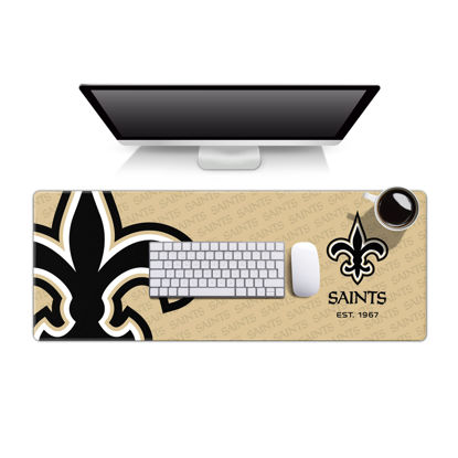 Picture of YouTheFan NFL New Orleans Saints Logo Series Desk Pad SMU