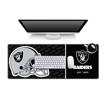 Picture of YouTheFan NFL Las Vegas Raiders Logo Series Desk Pad SMU