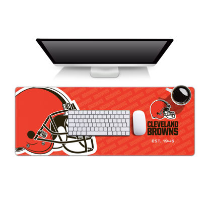 Picture of YouTheFan NFL Cleveland Browns Logo Series Desk Pad SMU