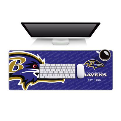 Picture of YouTheFan NFL Baltimore Ravens Logo Series Desk Pad SMU