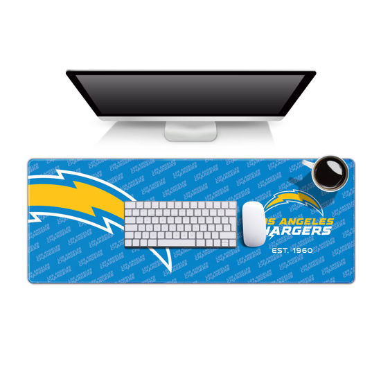 Picture of YouTheFan NFL Los Angeles Chargers Logo Series Desk Pad SMU