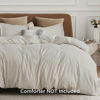 Picture of Bedsure Duvet Cover King Size - Soft Double Brushed Bedding Set for Kids & Adults, Zipper Closure, 3 Pieces, Includes 1 Duvet Cover (104"x90") & 2 Pillow Shams, NO Comforter, Linen
