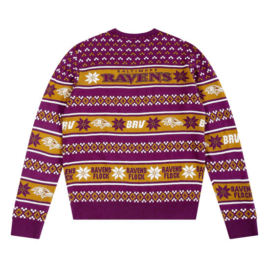 Picture of FOCO Standard NFL Big Logo Ugly Sweater, Team Color