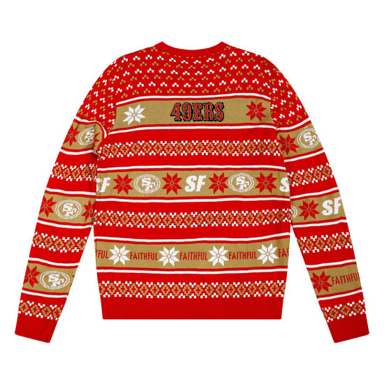 Picture of FOCO Standard NFL Big Logo Ugly Sweater, Team Color