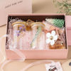 Picture of NETANY 1 Pack Glass Cups with Bamboo Lids and Straws 16 oz, Gifts for Women, Drinking glasses set, Iced Coffee Cup, Tea Cup, Cute Aesthetics Tumbler Cup, Mothers Day, Birthday Gifts for Her Mom