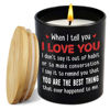 Picture of Valentines Gifts for Her Him - Valentines Candles for Couple, Birthday Gifts for Men Women Boyfriend Girlfriend Husband Wife - Vanilla Lavender Scented Candle 10oz