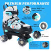 Picture of Sowume Adjustable Roller Skates for Boys and Kids, All 8 Wheels of Boy's Skates Shine, Safe and Fun Illuminating for Kids