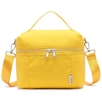 Picture of NOL Natural Organic Lifestyle Insulated Lunch Bags for Women Cooler Bag Lightweight Nylon Waterproof Lunch Box For Work
