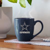 Picture of Rico Industries NFL Football Dallas Cowboys Primary 16 oz Team Color Laser Engraved Ceramic Coffee Mug