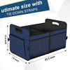 Picture of Femuar Car Trunk Organizer,Car Storage Organizer with 72L Large Capacity Waterproof Collapsible and 11 Pockets,Trunk Organizer for Car Suv/Jeep/Sedan, Large Size,Blue