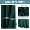 Picture of ChrisDowa Grommet Blackout Curtains for Bedroom and Living Room - 2 Panels Set Thermal Insulated Room Darkening Curtains (Forest Green, 42W x 63L)