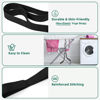 Picture of Abiarst Stretching Strap Yoga Strap for Physical Therapy, 10 Loops Yoga Straps for Stretching, Non-Elastic Stretch Strap for Pilates, Flexibility, Exercise, Stretch Band for Women & Men (2-Pack (Black+Back))