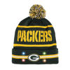 Picture of FOCO NFL Unisex-Adult Officially Licensed LED Light Up Classic Cuffed Knit Beanie Cold Weather Hat (Green Bay Packers)