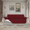 Picture of Easy-Going Reversible Couch Cover for 3 Cushion Couch Sofa Cover for Dogs Water Resistant Furniture Protector Cover with Foam Sticks Elastic Straps for Pet Cat (Sofa, Christmas Red/Ivory)