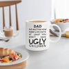 Picture of Fathers Day Dad Gifts from Daughter Son Wife,11oz Funny Coffee Mug Gifts for Dad Grandpa Father in Law,Unique Fathers Day Present Idea for Father Husband Men Him,Dad Birthday Gifts for New Dad Stepdad